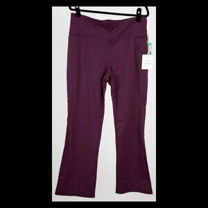 We Wander Womens Purple FlexStretch Clare High Rise Bootcut Pant XL NWT